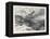 The New Overland Route to India: the Railway over the Alps Summit of Mont Cenis and Lake 1869-null-Framed Premier Image Canvas
