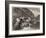 The New Overland Route to India, the Railway Tunnel under Mont Cenis, South End, at Bardonneche-null-Framed Giclee Print