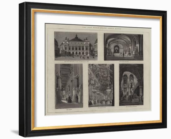 The New Paris Grand Opera House-Auguste Victor Deroy-Framed Giclee Print