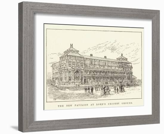 The New Pavilion at Lord's Cricket Ground-Frank Watkins-Framed Giclee Print