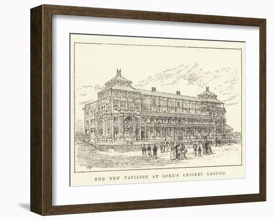 The New Pavilion at Lord's Cricket Ground-Frank Watkins-Framed Giclee Print