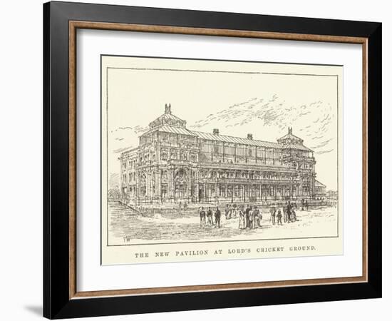 The New Pavilion at Lord's Cricket Ground-Frank Watkins-Framed Giclee Print