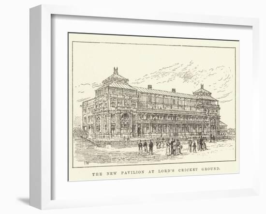 The New Pavilion at Lord's Cricket Ground-Frank Watkins-Framed Giclee Print