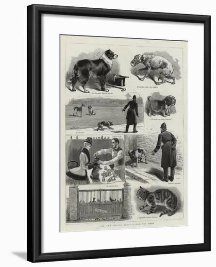 The New Police Regulations for Dogs-null-Framed Giclee Print