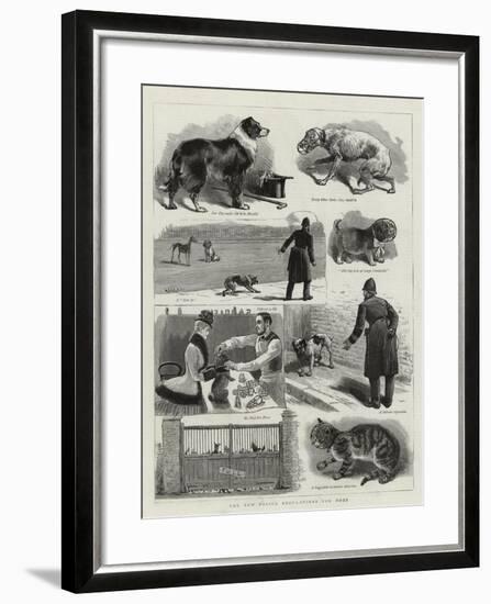 The New Police Regulations for Dogs-null-Framed Giclee Print