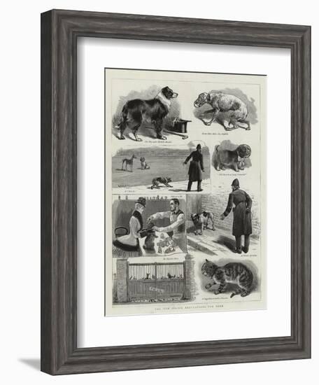The New Police Regulations for Dogs-null-Framed Giclee Print
