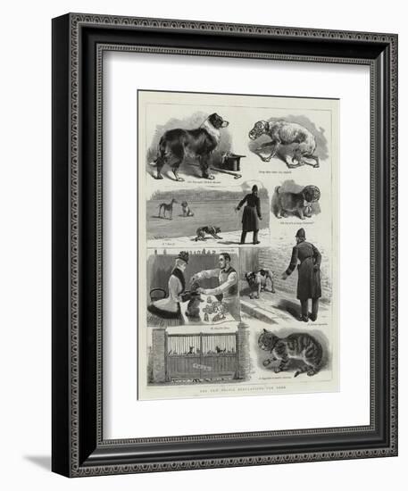 The New Police Regulations for Dogs-null-Framed Giclee Print