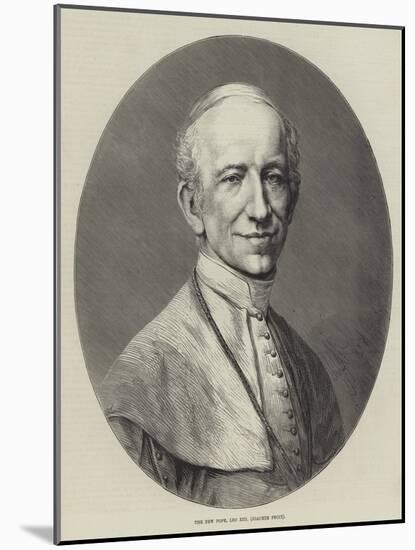 The New Pope, Leo XIII (Joachim Pecci)-null-Mounted Giclee Print