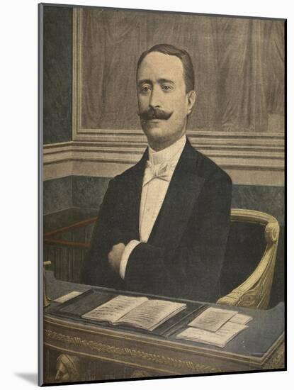 The New President of the Chambre Des Deputes: Paul Deschanel-French-Mounted Giclee Print