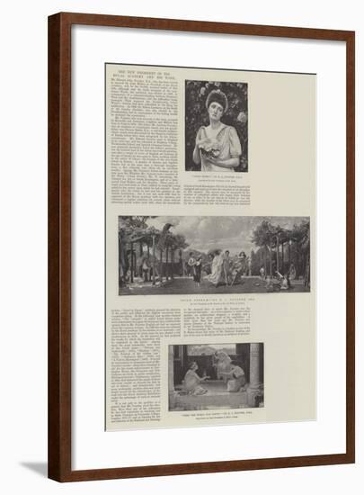 The New President of the Royal Academy and His Work-Sir Edward John Poynter-Framed Giclee Print