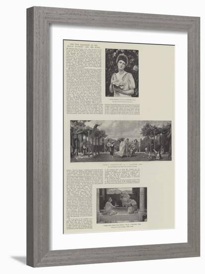 The New President of the Royal Academy and His Work-Sir Edward John Poynter-Framed Giclee Print