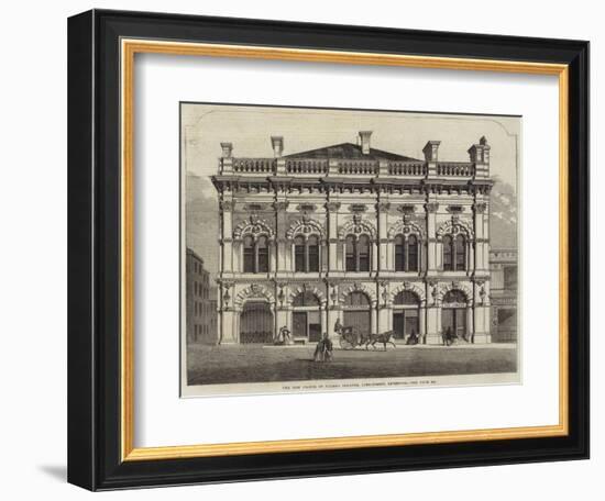 The New Prince of Wales's Theatre, Lime-Street, Liverpool-null-Framed Giclee Print