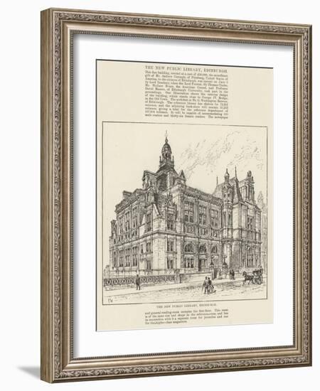 The New Public Library, Edinburgh-Frank Watkins-Framed Giclee Print