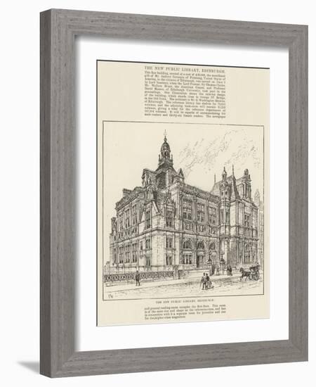 The New Public Library, Edinburgh-Frank Watkins-Framed Giclee Print