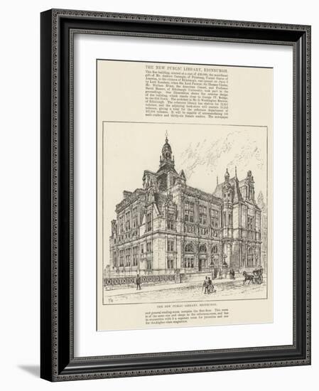 The New Public Library, Edinburgh-Frank Watkins-Framed Giclee Print