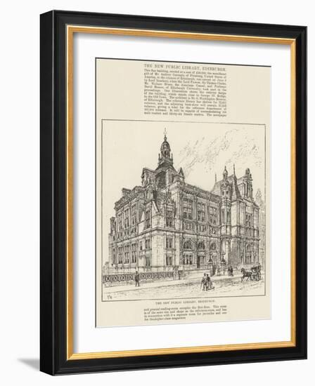 The New Public Library, Edinburgh-Frank Watkins-Framed Giclee Print