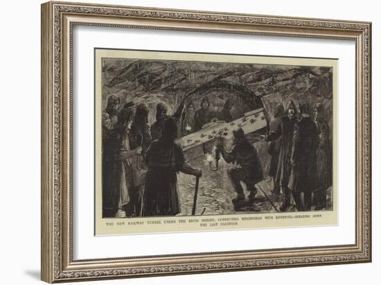 The New Railway Tunnel under the River Mersey-null-Framed Giclee Print