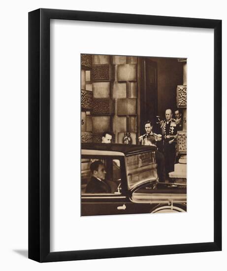 'The New Reign Dawns', 1936 (1937)-Unknown-Framed Photographic Print