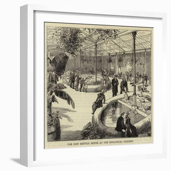 The New Reptile House at the Zoological Gardens-null-Framed Giclee Print