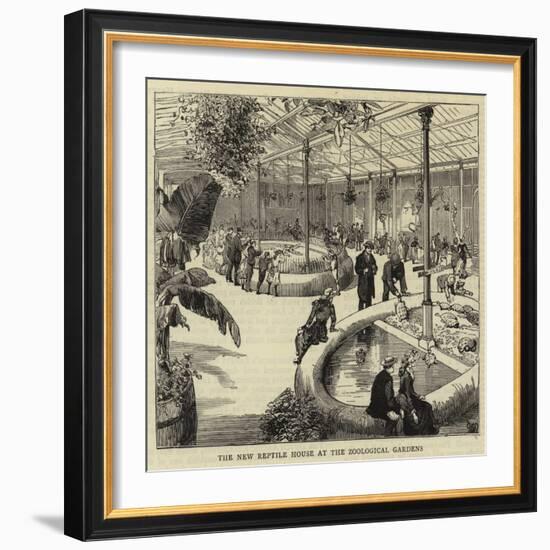 The New Reptile House at the Zoological Gardens-null-Framed Giclee Print