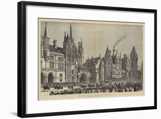 The New Royal Courts of Justice-null-Framed Giclee Print