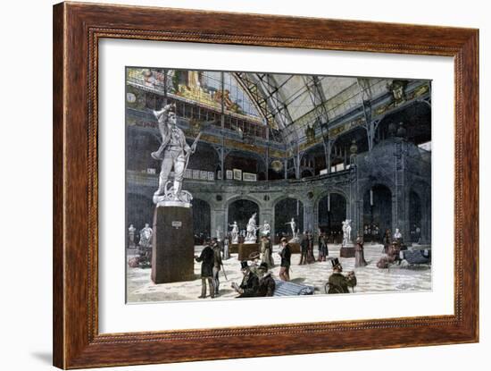 The New Sculpture Pavilion at the Palais De L'Industrie, 1892-Henri Meyer-Framed Giclee Print