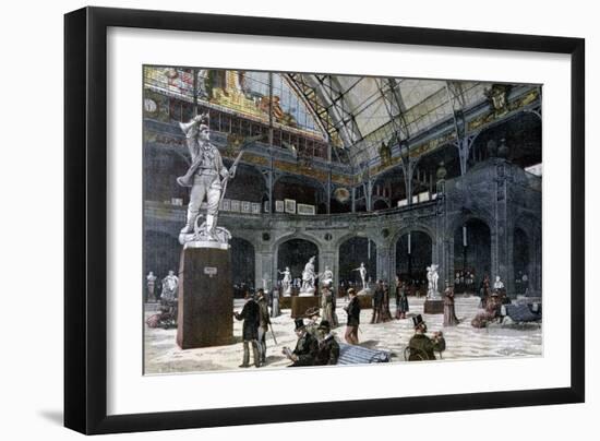 The New Sculpture Pavilion at the Palais De L'Industrie, 1892-Henri Meyer-Framed Giclee Print