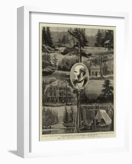 The New Settlement of Rugby, Tennessee, USA-null-Framed Giclee Print