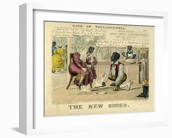 The New Shoes-Charles Hunt-Framed Giclee Print