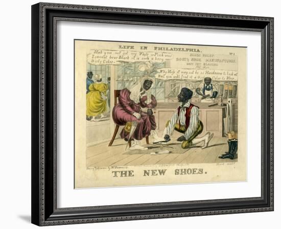 The New Shoes-Charles Hunt-Framed Giclee Print