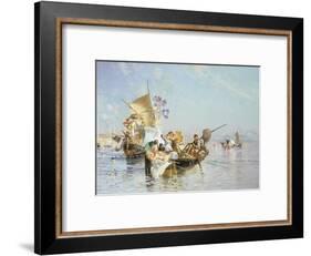 The New Song with Words and Music, 1885-Edoardo Dalbono-Framed Giclee Print
