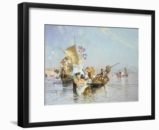 The New Song with Words and Music, 1885-Edoardo Dalbono-Framed Premium Giclee Print