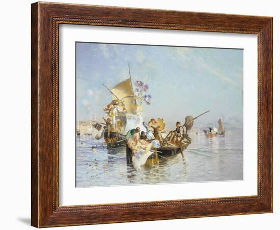 The New Song with Words and Music, 1885-Edoardo Dalbono-Framed Premium Giclee Print