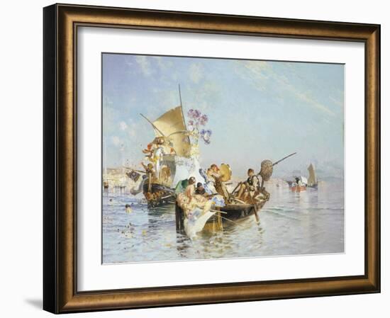 The New Song with Words and Music, 1885-Edoardo Dalbono-Framed Giclee Print
