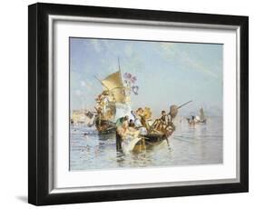 The New Song with Words and Music, 1885-Edoardo Dalbono-Framed Giclee Print