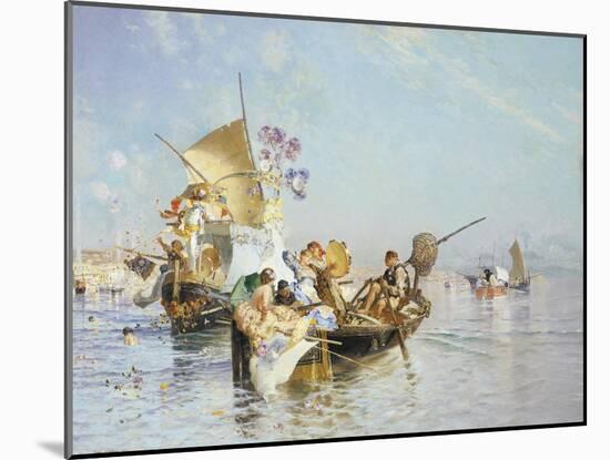 The New Song with Words and Music, 1885-Edoardo Dalbono-Mounted Giclee Print
