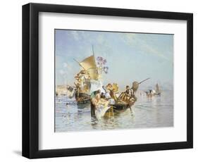 The New Song with Words and Music, 1885-Edoardo Dalbono-Framed Giclee Print