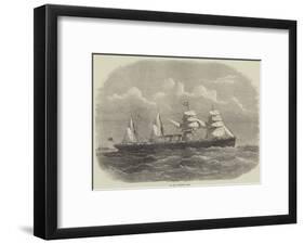 The New Steam-Ship Egypt-Edwin Weedon-Framed Giclee Print