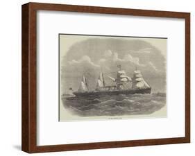 The New Steam-Ship Egypt-Edwin Weedon-Framed Giclee Print