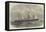 The New Steam-Ship Egypt-Edwin Weedon-Framed Premier Image Canvas