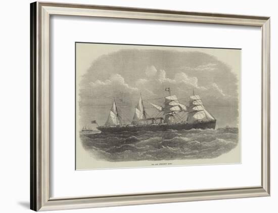 The New Steam-Ship Egypt-Edwin Weedon-Framed Giclee Print