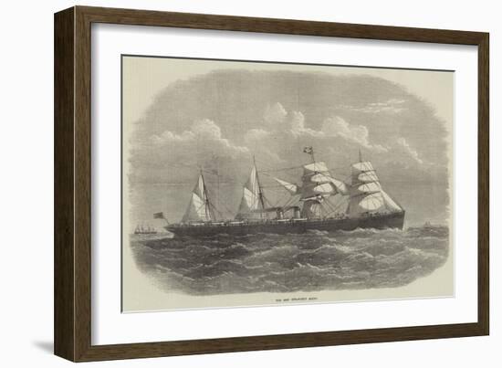 The New Steam-Ship Egypt-Edwin Weedon-Framed Giclee Print