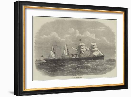 The New Steam-Ship Egypt-Edwin Weedon-Framed Giclee Print