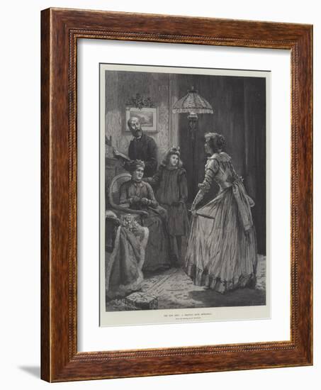 The New Step, a Drawing-Room Rehearsal-Edward Frederick Brewtnall-Framed Giclee Print