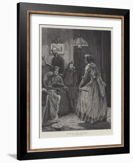 The New Step, a Drawing-Room Rehearsal-Edward Frederick Brewtnall-Framed Giclee Print