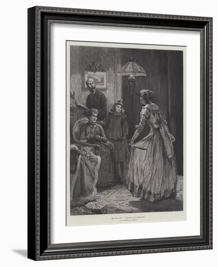 The New Step, a Drawing-Room Rehearsal-Edward Frederick Brewtnall-Framed Giclee Print