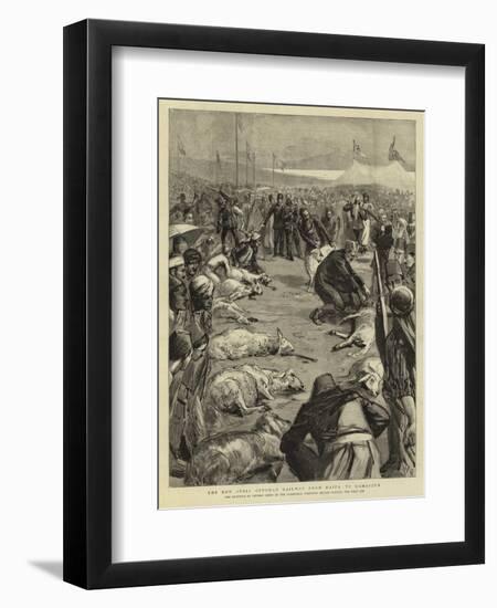 The New Syria Ottoman Railway from Haifa to Damascus-null-Framed Giclee Print