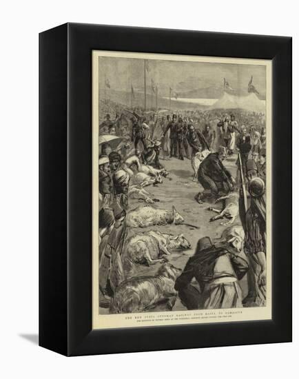 The New Syria Ottoman Railway from Haifa to Damascus-null-Framed Premier Image Canvas