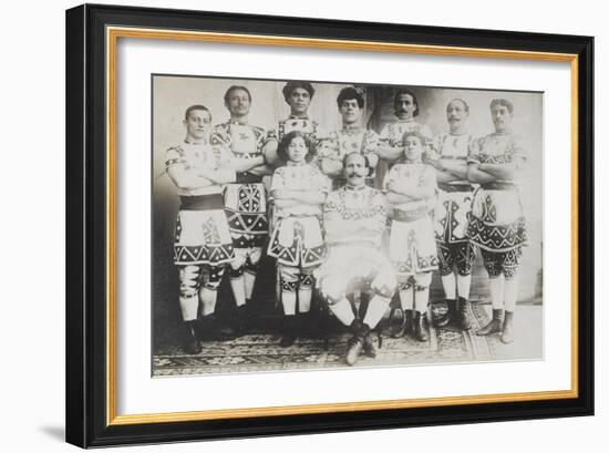 The New ten Fezzans Arabs (Troupe Abbas ben Abdallah) (1906) (Marocains)-null-Framed Giclee Print