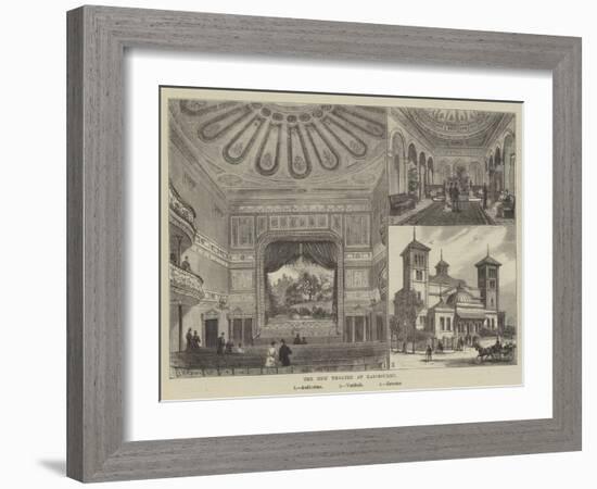 The New Theatre at Eastbourne-Frank Watkins-Framed Giclee Print